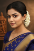 Small Kempu Mango Earrings - Model Wearing