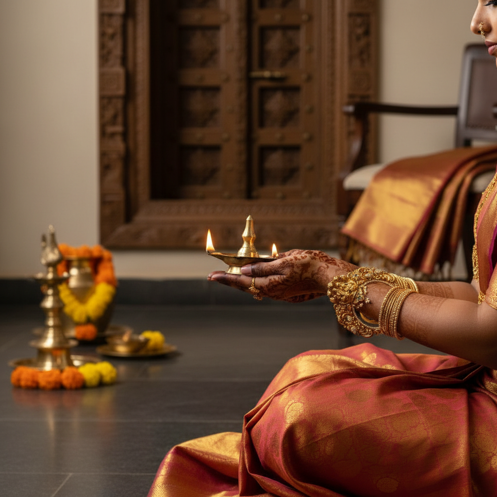 Traditional Lakshmi vanki armlet lifestyle photography