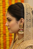 Star Flower Emerald Kundan Jhumka - Bridal Lifestyle Wear