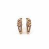 Pearl Flower Stud Earrings 24K Gold Plated
