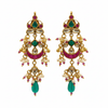Jadau Kundan Earrings – close-up detail shot