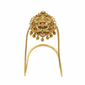 Ornate deity temple vanki armlet on white background