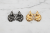 Flame Earrings - Both Variants Flat Lay