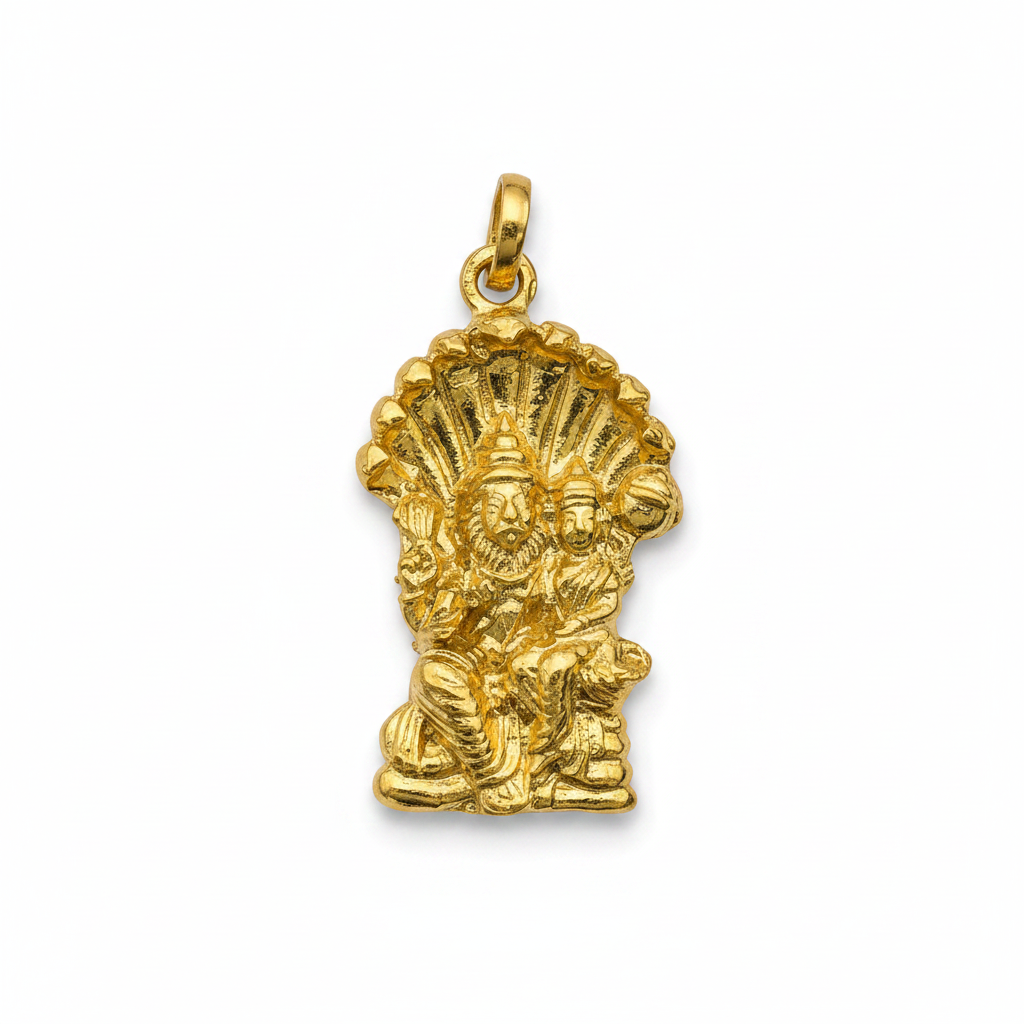 Lakshmi Narasimha Locket white background hero shot