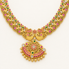 Close-up of mango haram filigree pendant