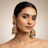 Jadau Kundan Jhumka Earrings 