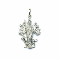 Kal Bhairav Locket - White Background