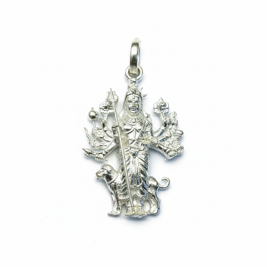 Kal Bhairav Locket - White Background