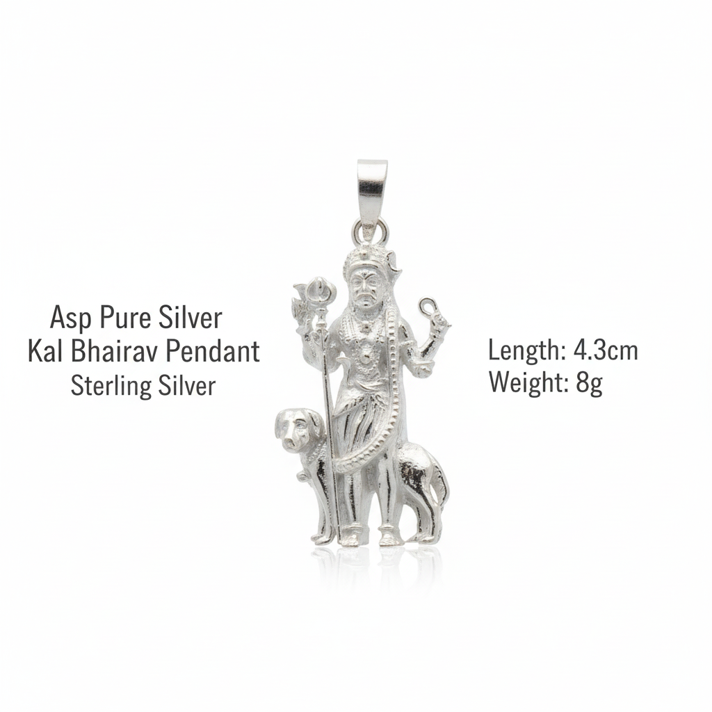 Kal Bhairav Pendant with Details