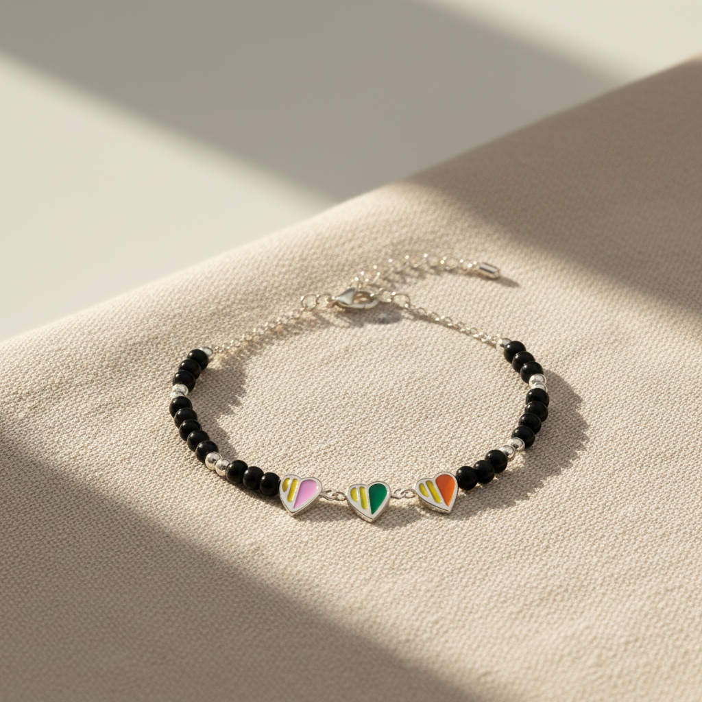 Kids Silver Bracelet Lifestyle