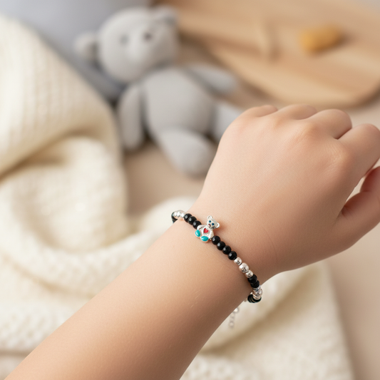 Kids Silver Bracelet Lifestyle