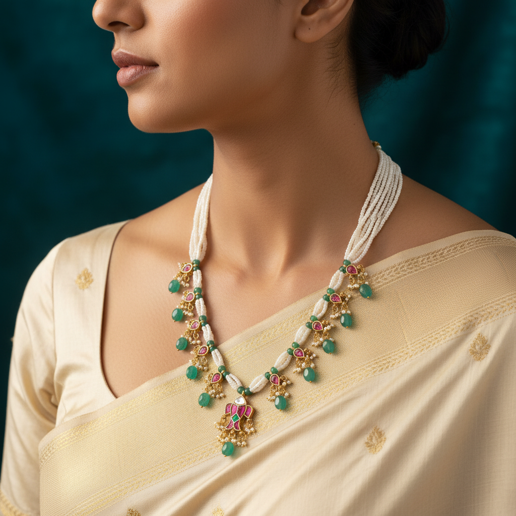 Kundan Necklace Lifestyle