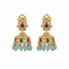 Kundan Polki Jhumka – White Background