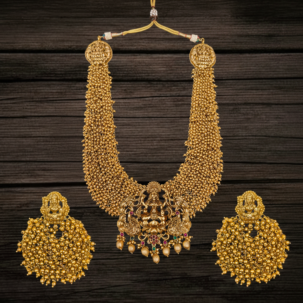 Laxmi Haram Set – Flatlay 1:1