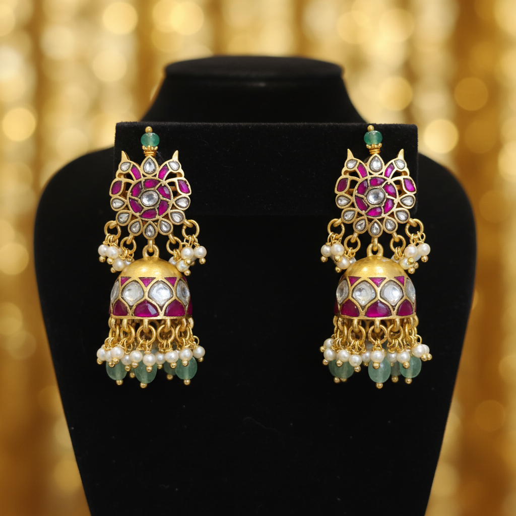 Lifestyle - Double Jhumka Earrings