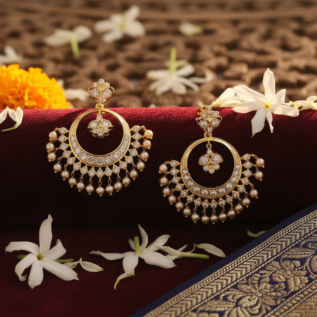 Lifestyle image of temple jewelry