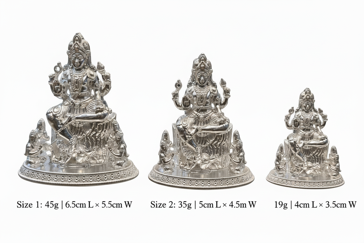 Lord Dakshinamurthy Idol - Size Specifications