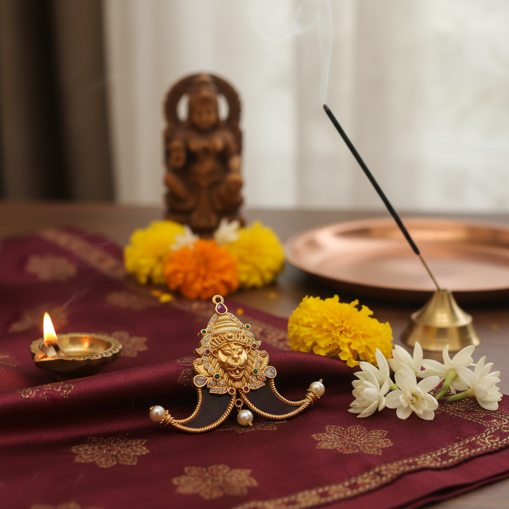 Lord Narasimha Puligoru Locket - Lifestyle