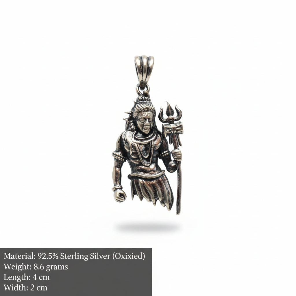 Lord Shiva Locket - With Specifications