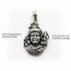 Lord Shiva Pendant - White Background with Specifications