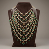 Mannequin display image of the gold necklace set, 1:1