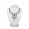Mannequin display of Bridal American Diamonds Necklace