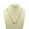 Mannequin display of heart pendant mangalsutra