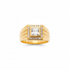 Men's Gold Ring - White Background View 1