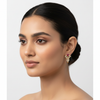 Model Wear - Delicate Temple Earrings
