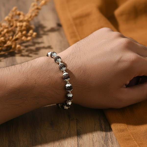 Model Wear - Rudraksha Bracelet 7.5g