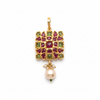 Kemp Stone Gold Pendant with Pearl Beads |