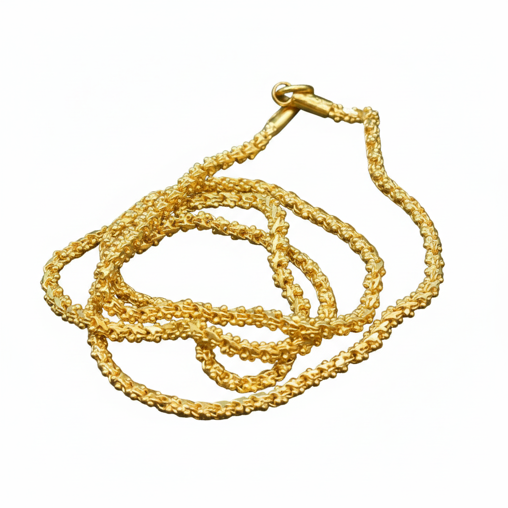 Panchaloha Chain with white background