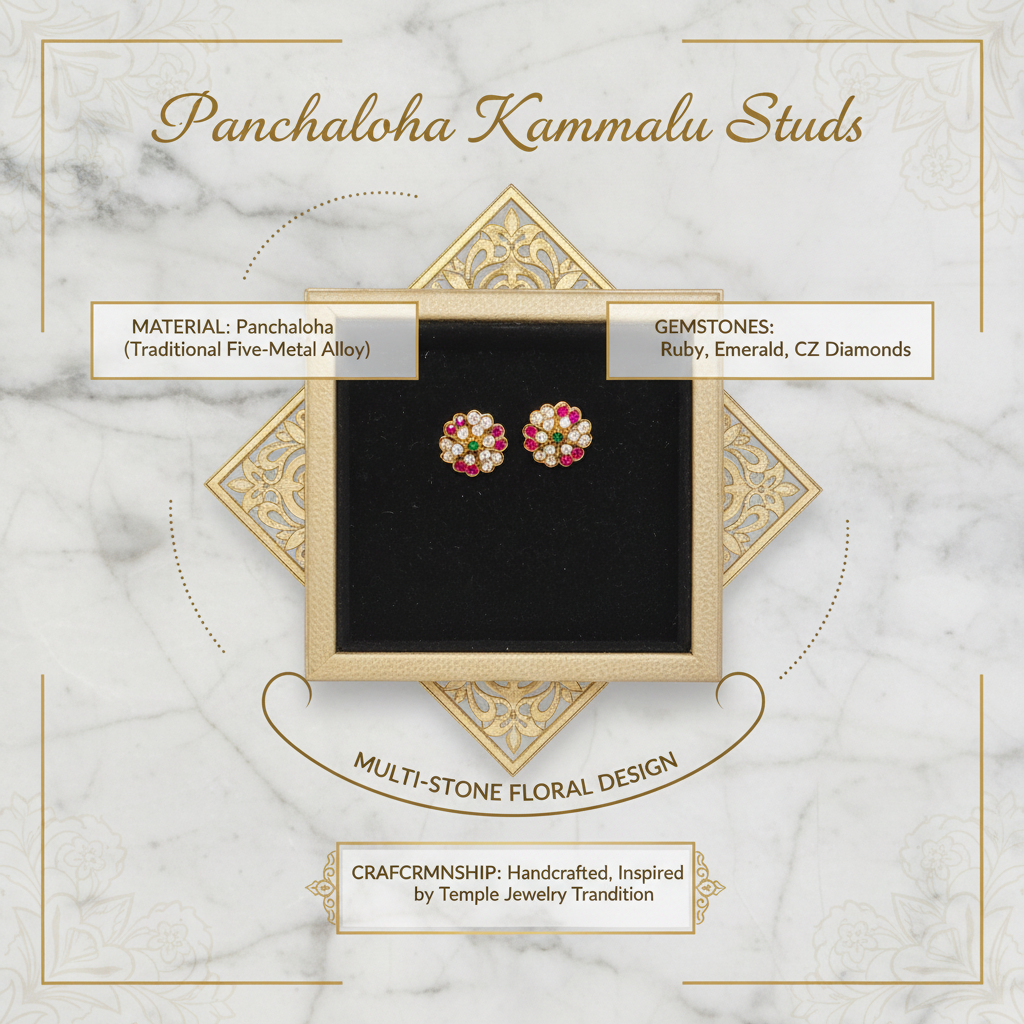 Panchaloha Kammalu Studs - Specifications