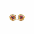 Panchaloha Kammalu Studs - White Background Hero