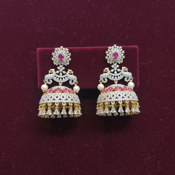 Peacock Jhumka – Flat Lay