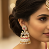 Peacock Jhumka Ruby Pink – Lifestyle