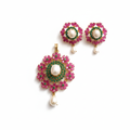 Pearl & Gems Pendant Set