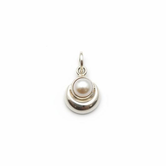 Pearl Shell Pendant - White Background