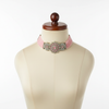 Pink Beads Choker on Mannequin