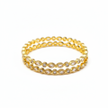 Polki Clear Stone Bangles - White Background