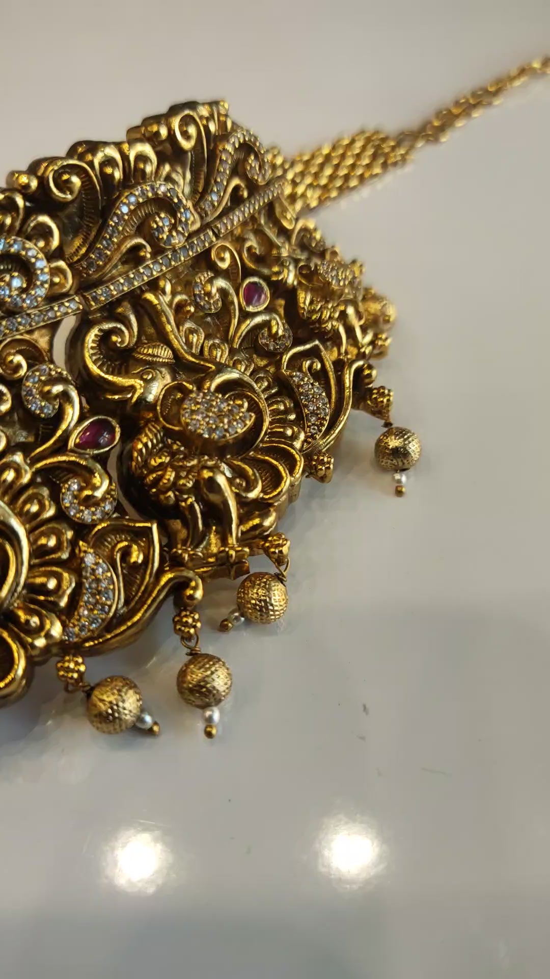 Grand Nagas Lakshmi Choker Set - 24K Gold Plated Statement Bridal Jewellery