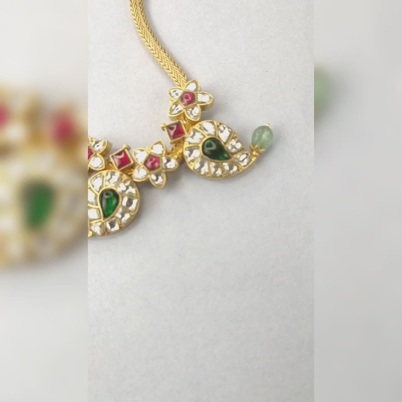 Twins Mango Chain Necklace | Traditional Gold Plated Jewelry by Asp Fashion