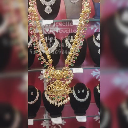 Uncut Diamond Laxmi Haram By Asp Fashion Jewellery