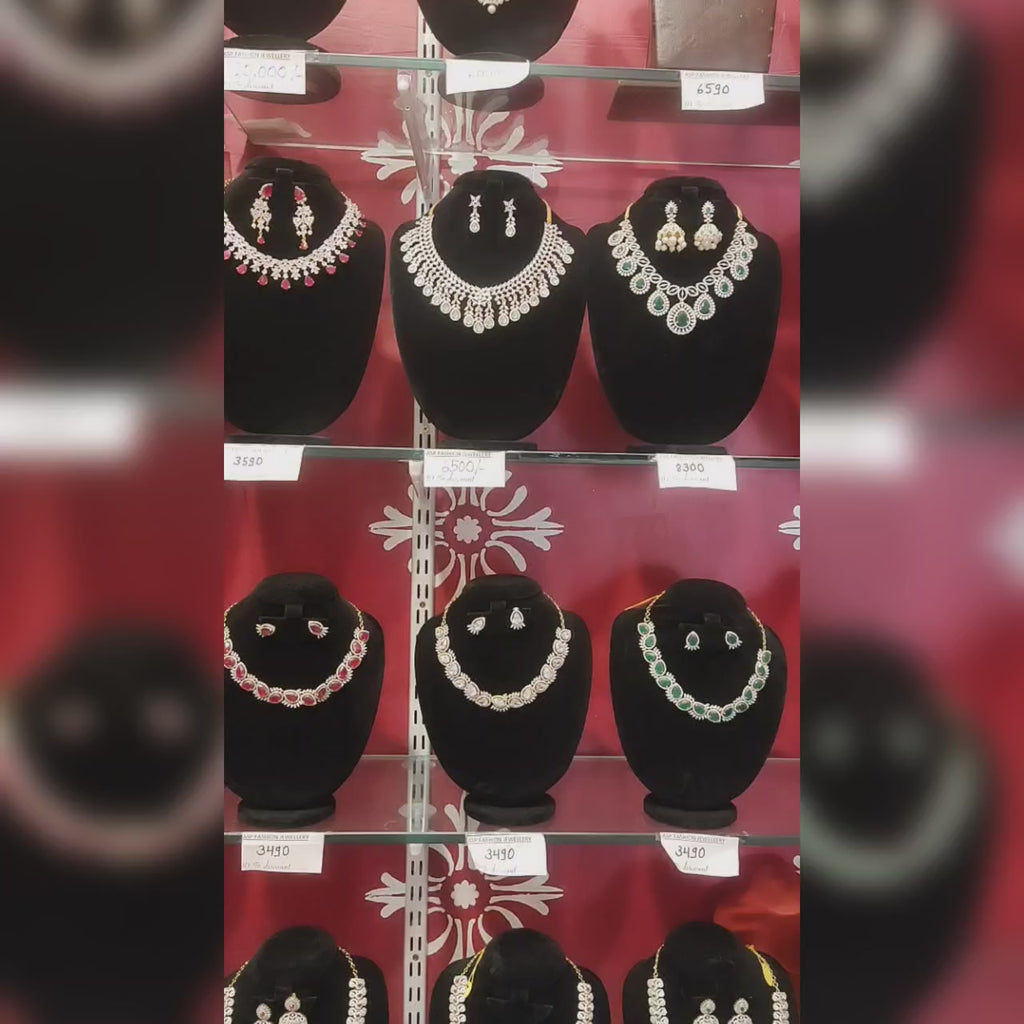 Victorian Kundan Choker Set with Blue Stones & Pearls - 24K Gold Finish