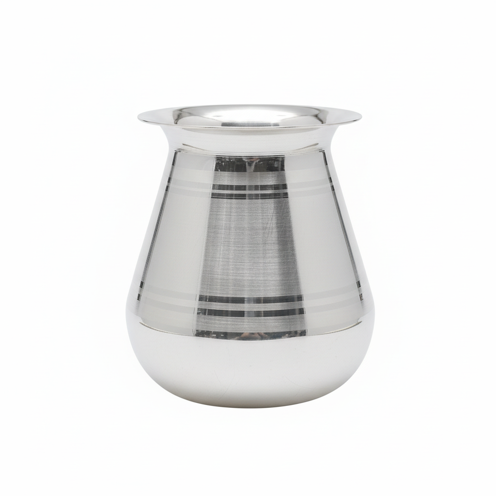 Pure Silver Chambu - Clean White Background