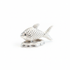 Pure Silver Fish - White Background