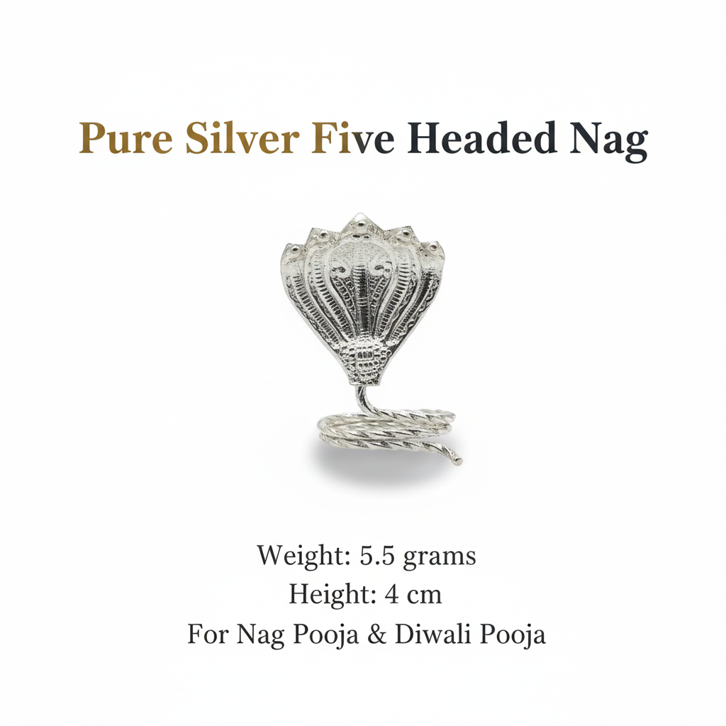 Pure Silver Five Headed Nag - With Specs
