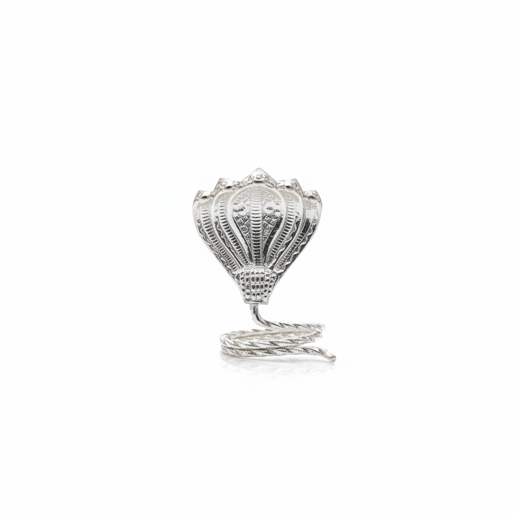 Pure Silver Panchmukhi Seshnag 