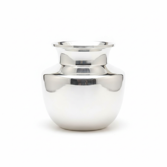 Pure Silver Pooja Kalash - Clean