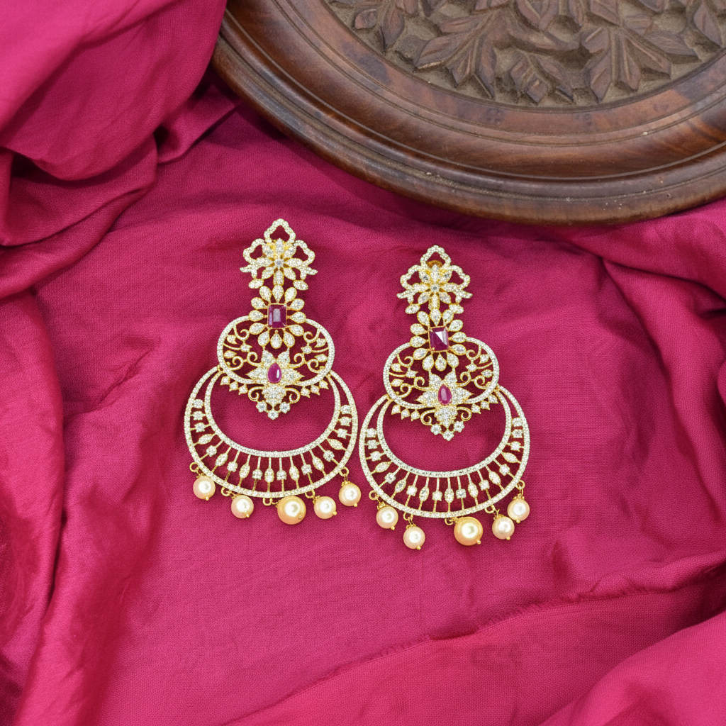 Red Chandbali Lifestyle